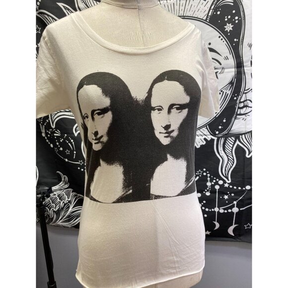 NWT very rare Andy Warhol double mona lisa T, size Small - Picture 5 of 5